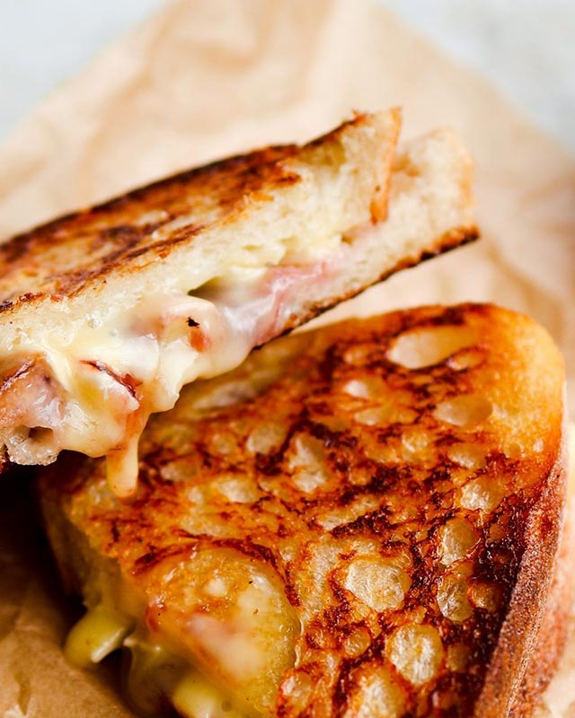 Brie and Cranberry Toastie