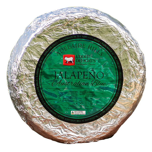 Udder Delights Jalapeno Australian Blue Cheese