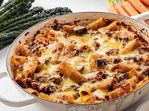 Shiraz Ragu Cheesy Pasta Bake