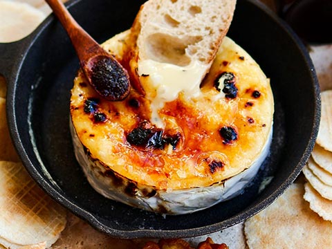 Udder Delights Truffle Brie Brulee